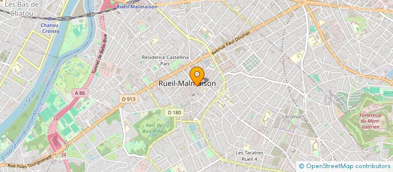 localisation de l'entreprise RECRE ACTION à RUEIL-MALMAISON