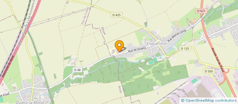 localisation de l'entreprise RECRE'ACTION  ESQUERCHIN