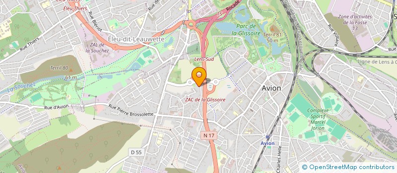 localisation de l'entreprise RECRE'ACTION DESNOS à AVION
