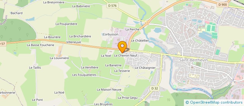 localisation de l'entreprise RECRE D'ANTAN à SAINT-BERTHEVIN