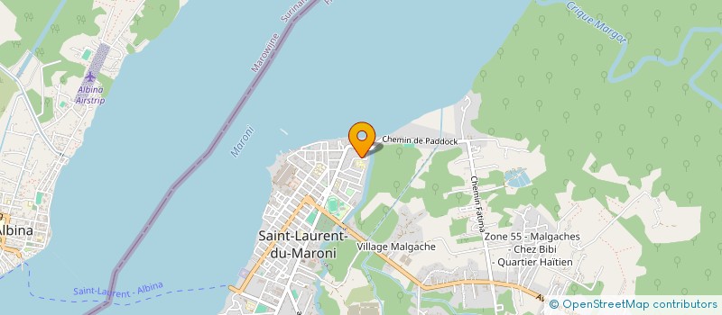localisation de l'entreprise RECRE SPORTS à SAINT-LAURENT-DU-MARONI