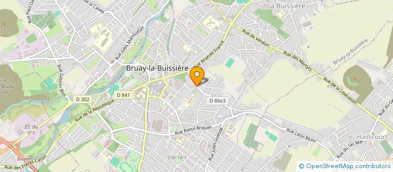 localisation de l'entreprise RECREA-DANSE EN ARTOIS à BRUAY-LA-BUISSIERE