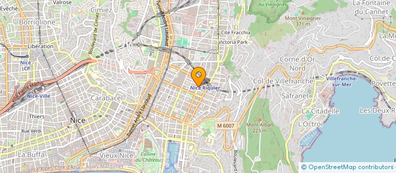 localisation de l'entreprise RECREA' FOOD à NICE