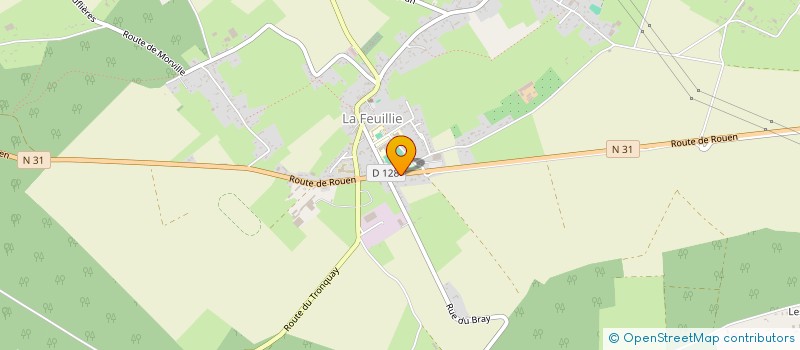 localisation de l'entreprise RECREA GYM  LA FEUILLIE