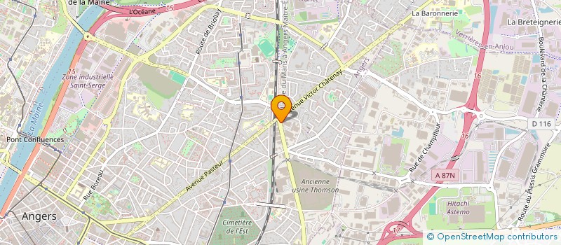 localisation de l'entreprise RECREAMOM à ANGERS