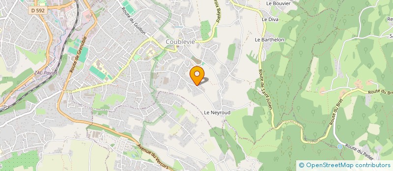 localisation de l'entreprise RECREANGLAIS  COUBLEVIE