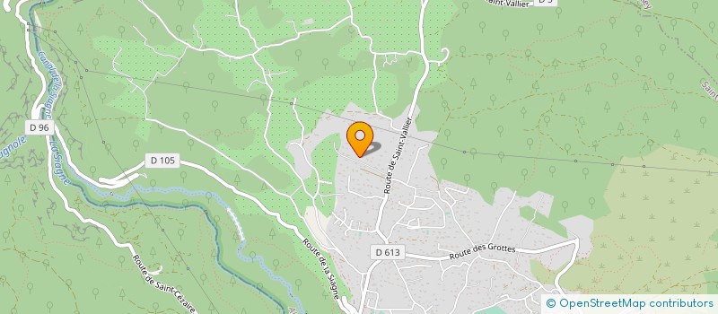 localisation de l'entreprise RECREAS BATIMENT TCE  SAINT-CEZAIRE-SUR-SIAGNE