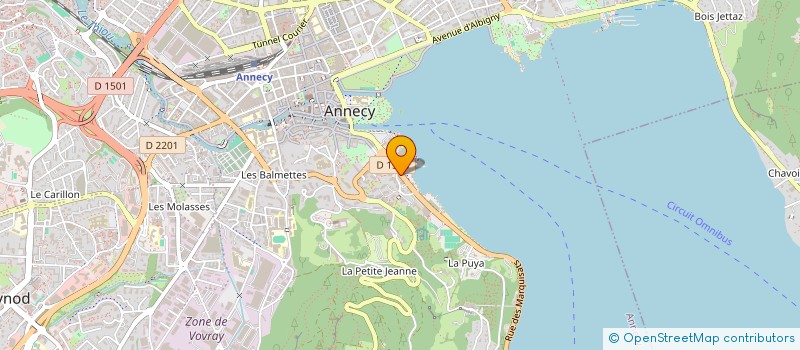 localisation de l'entreprise RECREASSION à ANNECY