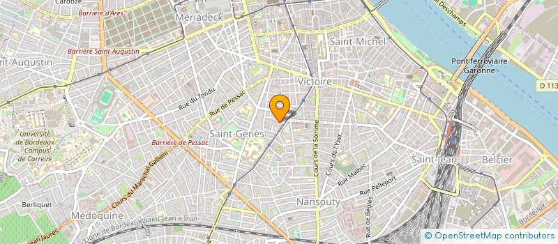 localisation de l'entreprise RECREATI INFORMAT TECHNIQ ET ARTS APPLIQ à BORDEAUX