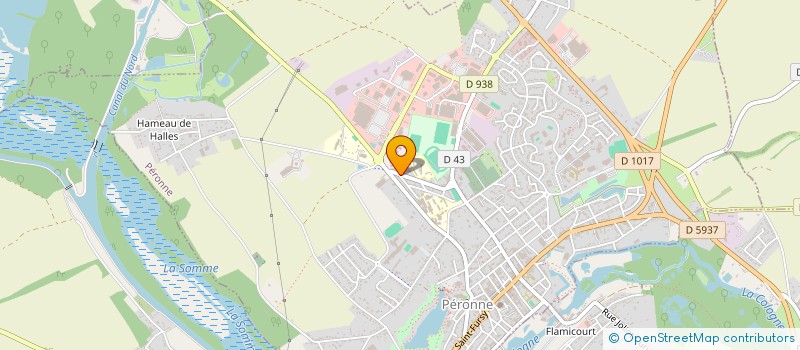 localisation de l'entreprise RECREATION  PERONNE