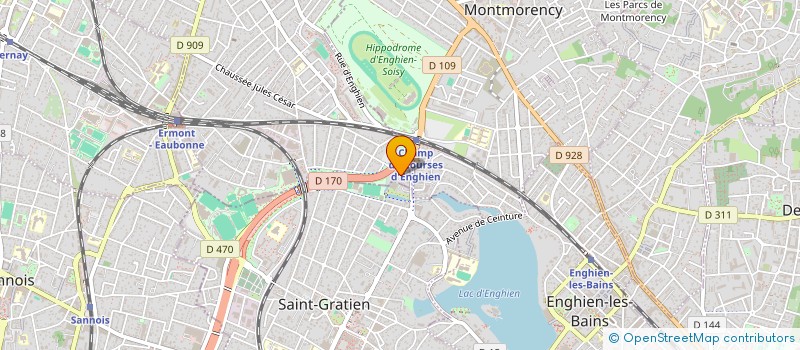 localisation de l'entreprise RECREATIONS FLORALES à EAUBONNE