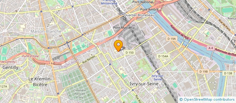 localisation de l'entreprise RECREATIV AGENCY  IVRY-SUR-SEINE