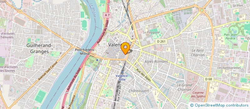 localisation de l'entreprise RECREATOUR  VALENCE