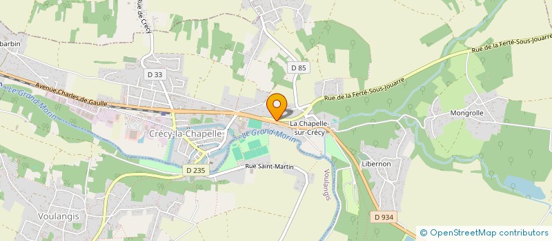 localisation de l'entreprise RECREATOUT  CRECY LA CHAPELLE