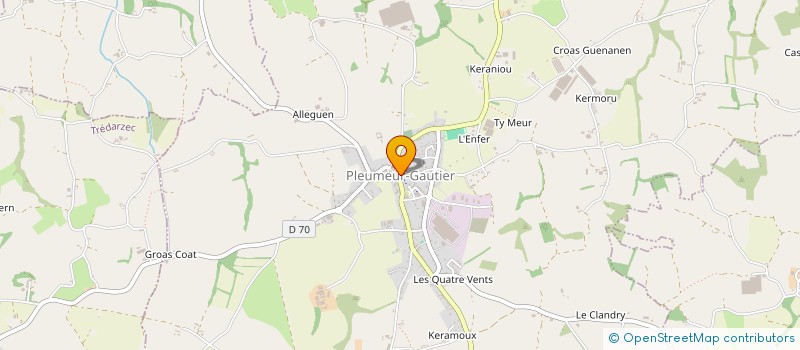 localisation de l'entreprise RECREAXION à PLEUMEUR-GAUTIER