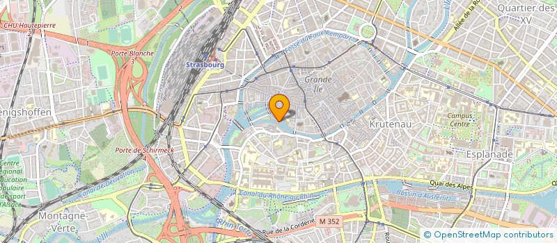 localisation de l'entreprise RECRI à STRASBOURG