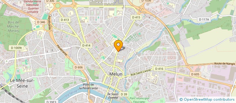 localisation de l'entreprise RECRUT 2000 à MELUN