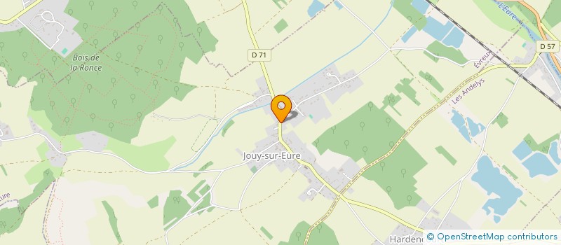 localisation de l'entreprise RECRUT'EURE à JOUY-SUR-EURE