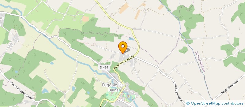 localisation de l'entreprise RECRUTE-MOI  EUGENIE-LES-BAINS