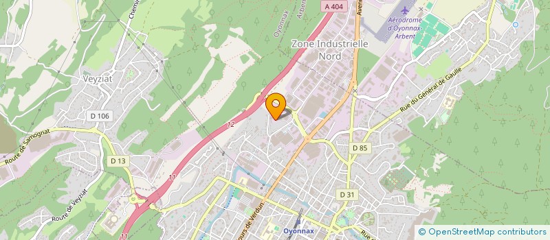 localisation de l'entreprise RECRUTEMENT ET FORMATION DU PAYS DE GEX à OYONNAX