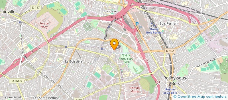 localisation de l'entreprise RECRUTEMENT-SUCCESS à ROSNY-SOUS-BOIS