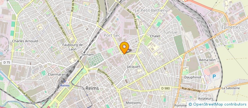 localisation de l'entreprise RECRUTEMENT & VALEURS  REIMS