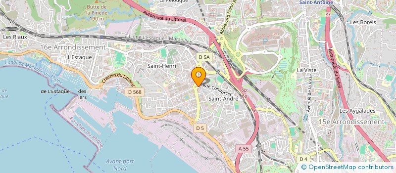 localisation de l'entreprise RECRUTHEA à MARSEILLE