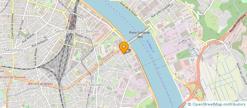 localisation de l'entreprise RECRUTIS RH à BEGLES