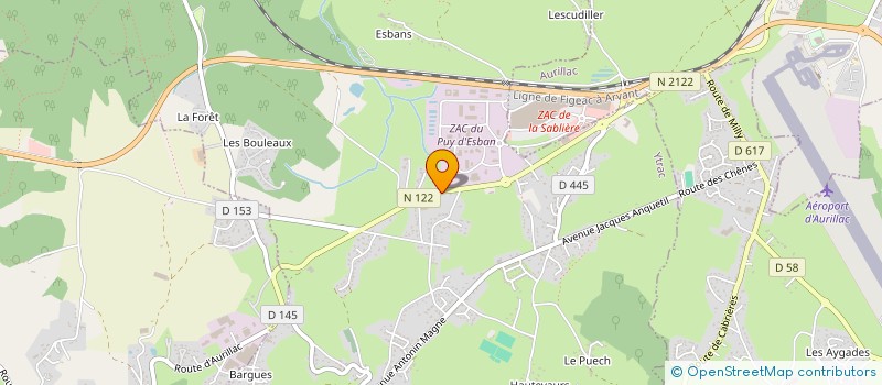 localisation de l'entreprise RECTIF 15000  ARPAJON-SUR-CERE
