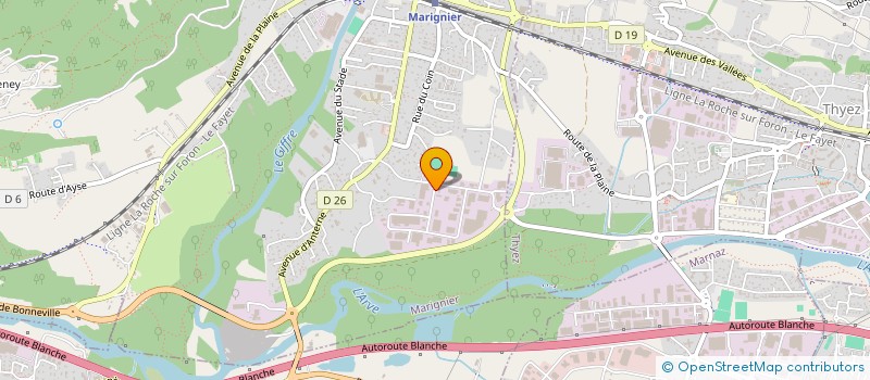 localisation de l'entreprise RECTIF 2000 à MARIGNIER