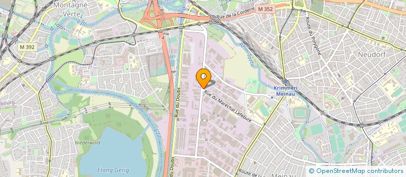localisation de l'entreprise RECTIF AUTO à STRASBOURG