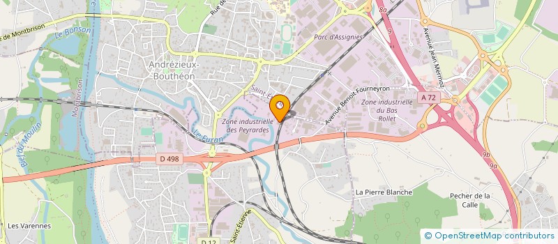 localisation de l'entreprise RECTIF'SERVICES à SAINT-JUST-SAINT-RAMBERT