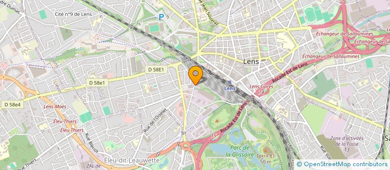 localisation de l'entreprise RECTIFICATION 62 à LENS