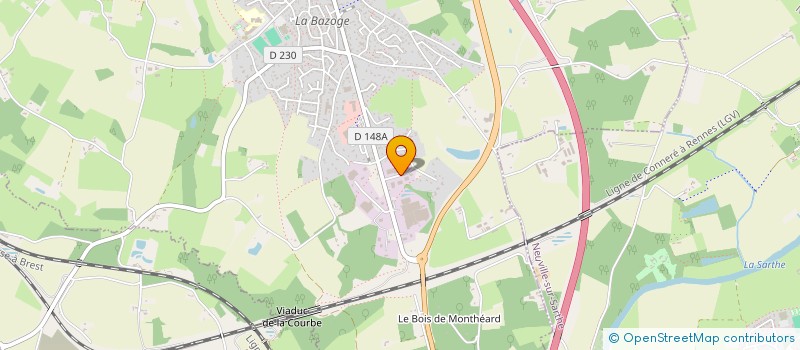 localisation de l'entreprise RECTIFICATION MANCELLE DE PRECISION à LA BAZOGE