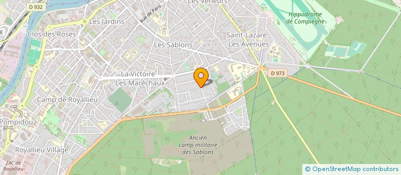 localisation de l'entreprise RECTIFICATION MECANIQUE DE L'OUEST  COMPIEGNE