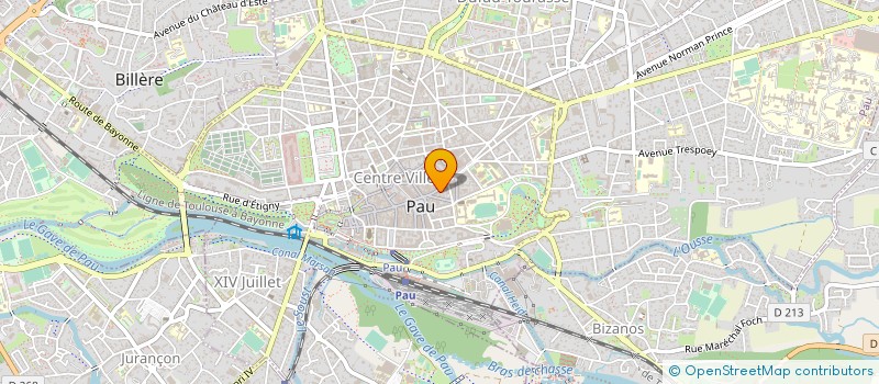 localisation de l'entreprise RECTILIGNE à BIZANOS