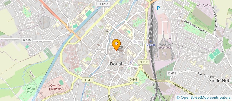 localisation de l'entreprise RECTILIGNE AVOCATS à DOUAI