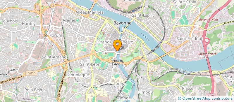 localisation de l'entreprise RECTO VERSO à BAYONNE