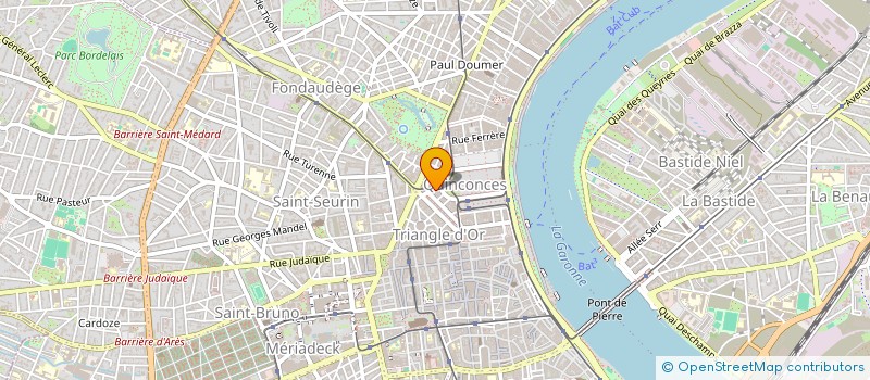 localisation de l'entreprise RECTO-VERSO à BORDEAUX