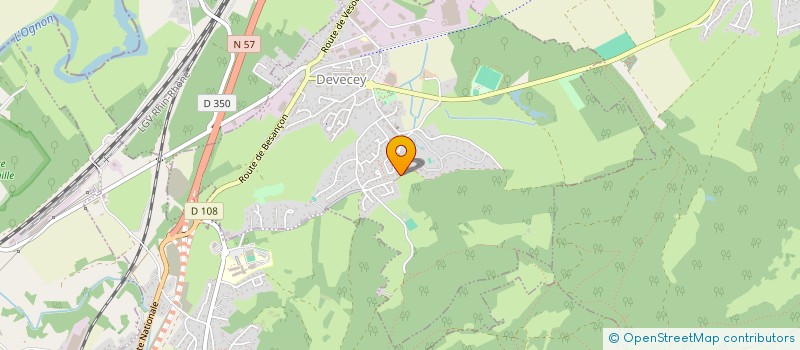 localisation de l'entreprise RECTO VERSO à DEVECEY