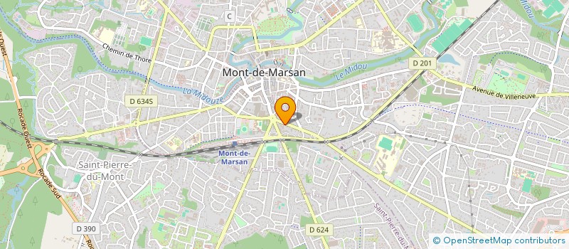 localisation de l'entreprise RECTO VERSO IMMOBILIER à MONT-DE-MARSAN