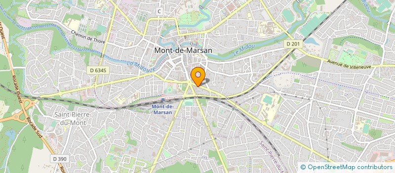 localisation de l'entreprise RECTO VERSO INVESTISSEMENTS  MONT-DE-MARSAN