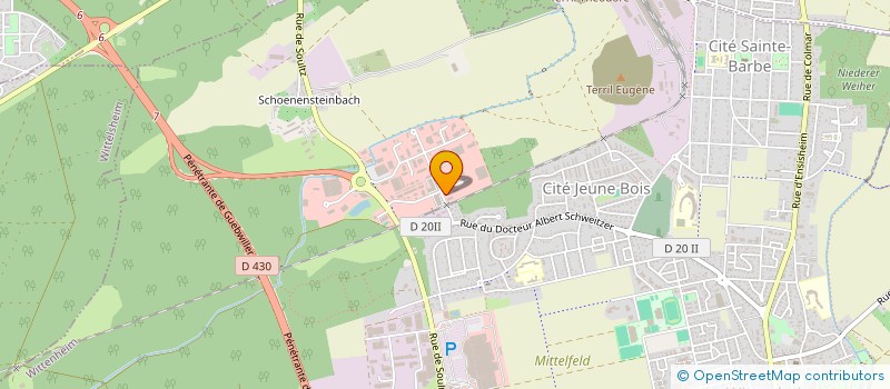 localisation de l'entreprise RECTO  VERSO PRINT  WITTENHEIM