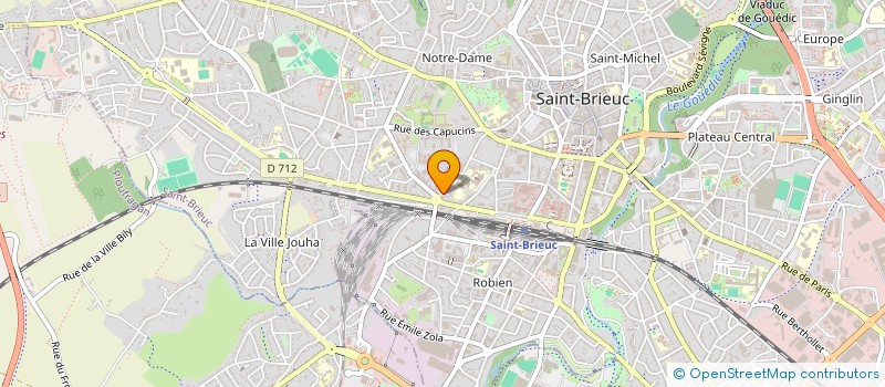 localisation de l'entreprise RECTO-VERSOW à SAINT-BRIEUC