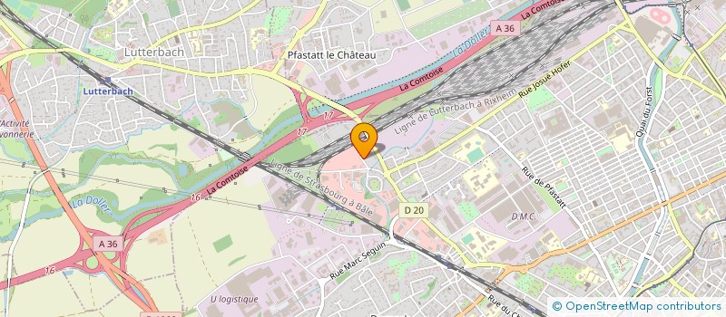 localisation de l'entreprise RECTOR LESAGE à MULHOUSE