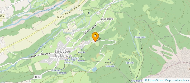 localisation de l'entreprise RECULA  SAINT-LEGER-LES-MELEZES