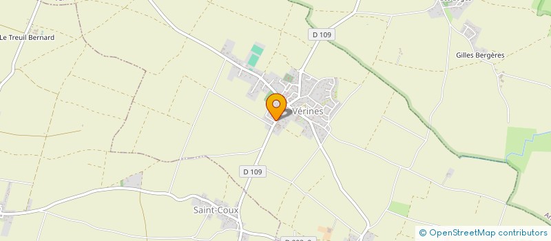 localisation de l'entreprise RECUP  ANCIENNES DES CHARENTES  VERINES