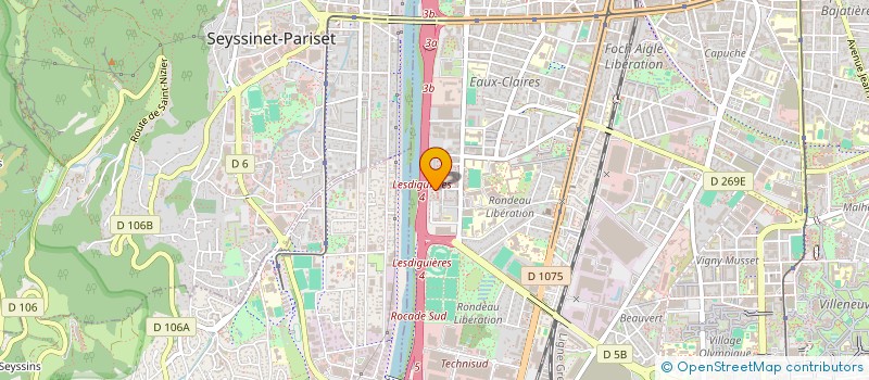 localisation de l'entreprise RECUP'ART à GRENOBLE