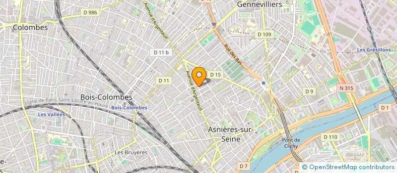 localisation de l'entreprise RECUP ASSURANCES  ASNIERES-SUR-SEINE