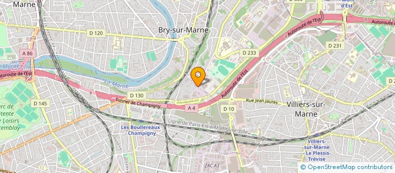 localisation de l'entreprise RECUP'AUTO 94 à CHAMPIGNY-SUR-MARNE